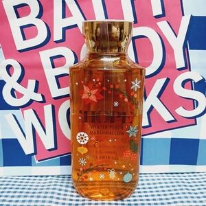 Bath and Body Works HOPE Winter Peach Marshmallow Shower Gel